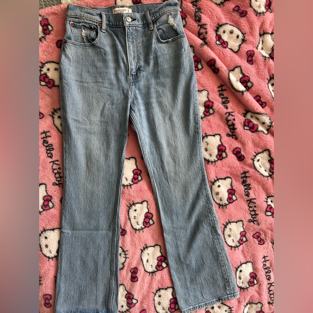 Abercrombie Classic Blue Women's Flare Jeans